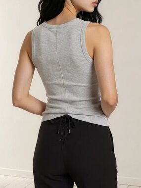 ETRO Black Lace‑Up High Waist Pants Italian Made Size 44 Excellent